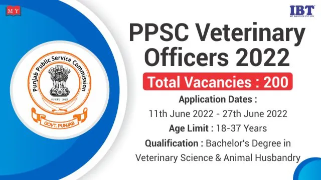 PPSC Veterinary Officer Recruitment 2022 Out
