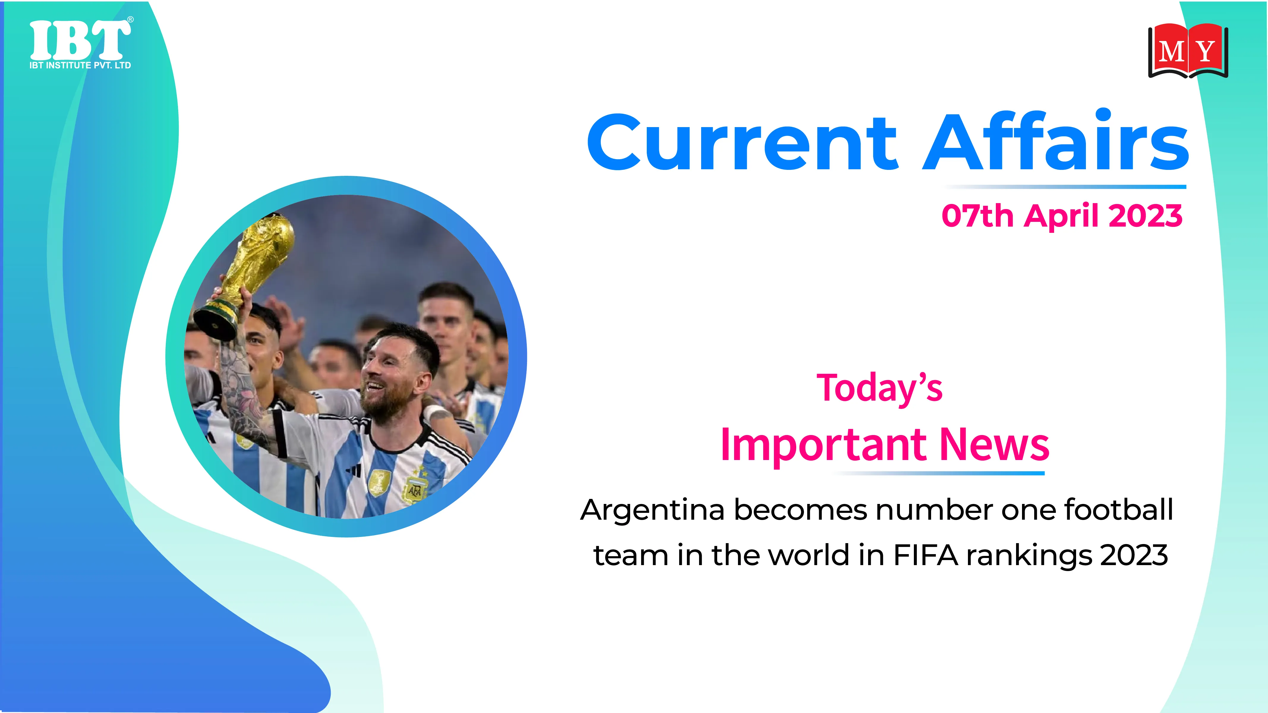 UPDATE FIFA RANKINGS as of APRIL 2023 - Argentina 1st in the World