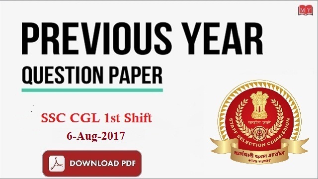 SSC CGL Previous Year Question Papers PDF Download - MakeMyExam